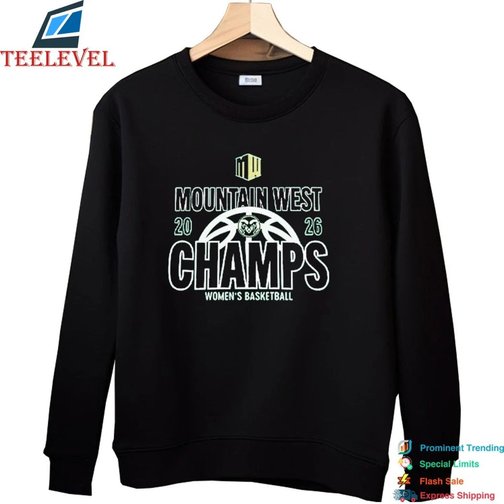 Colorado State Women’s Basketball Mountain West Conference Tournament 2026 Champions Shirts