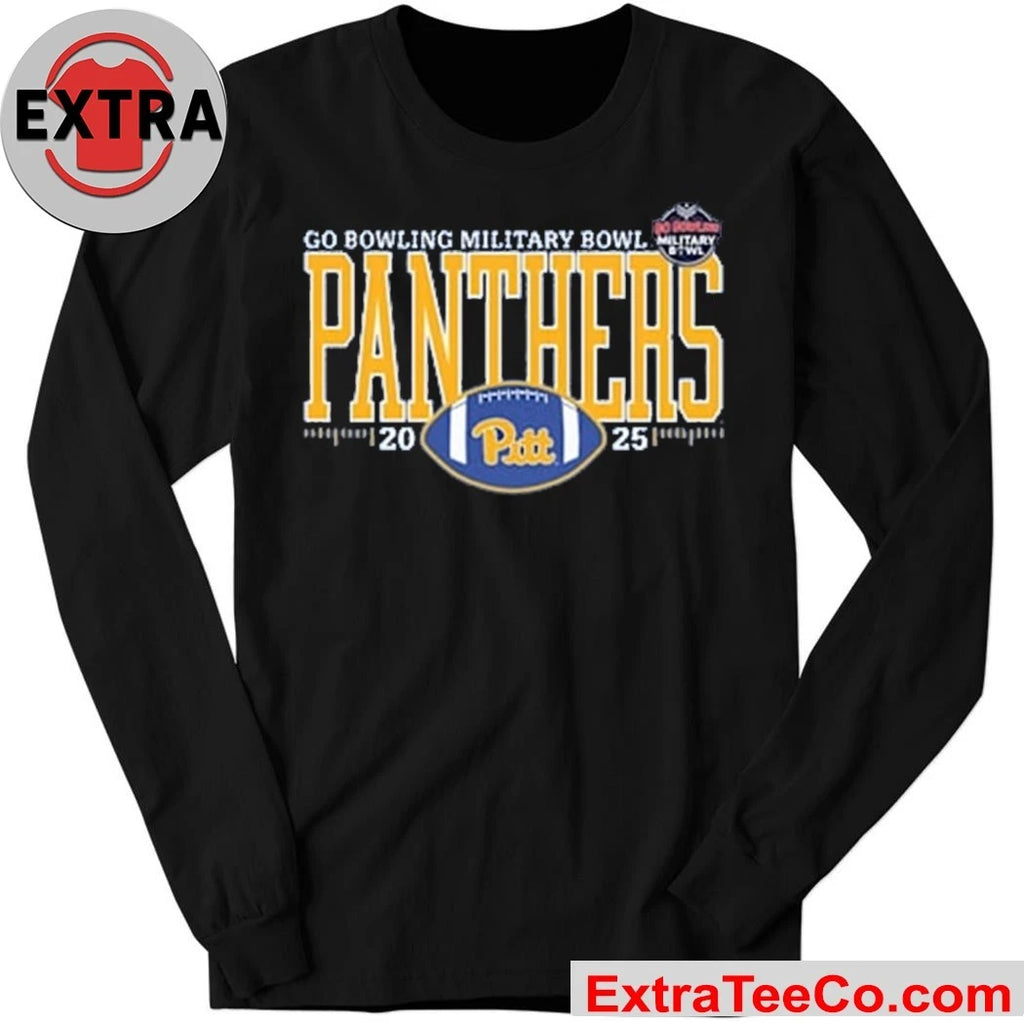 Colosseum Pitt Panthers OHT Military Appreciation Pitt Panthers Blue Blue 84 2025 Military Bowl Participant T-Shirt