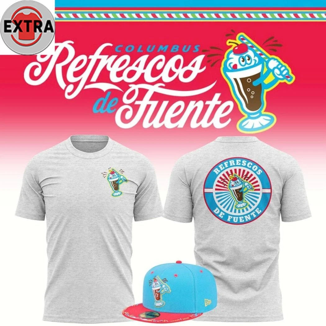 Columbus Clingstones x Refrescos de Fuente 2026 Logo Two Sided Shirt