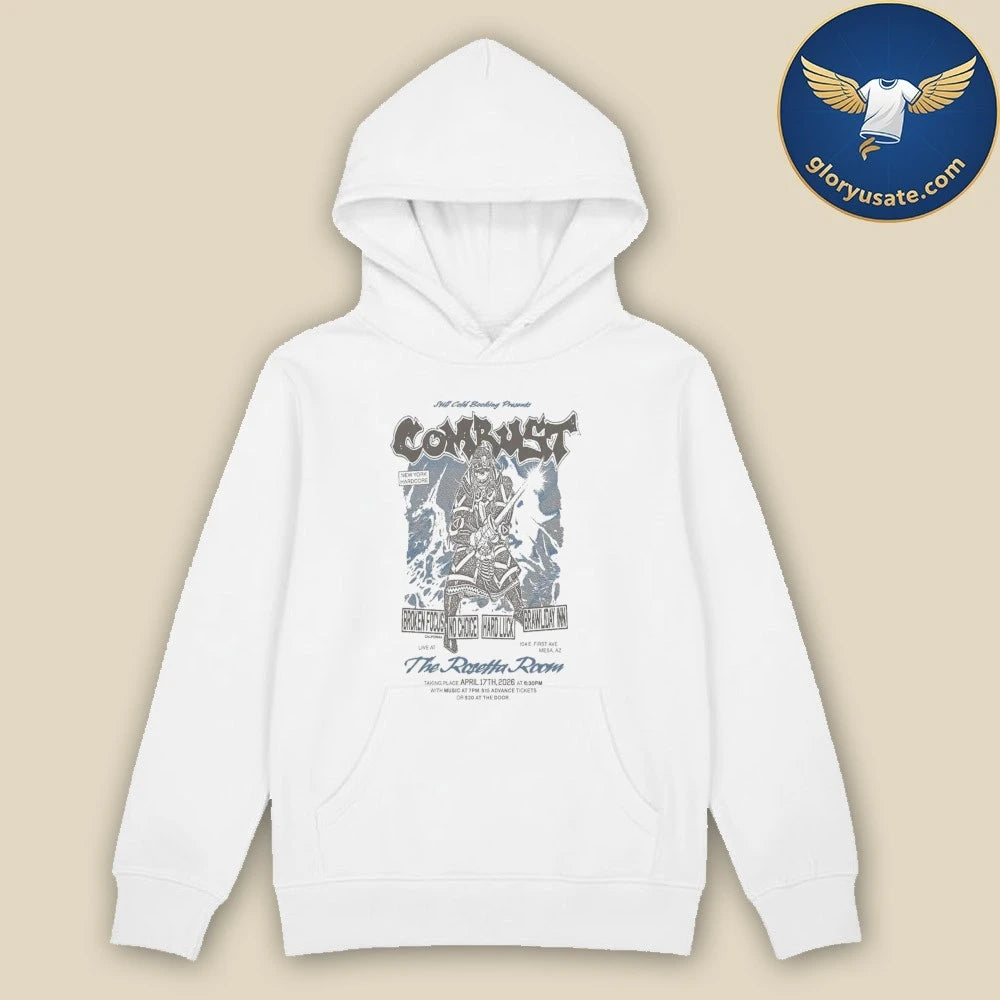 Combust The Rosetta Room April 17 2026 Tour Poster Shirt