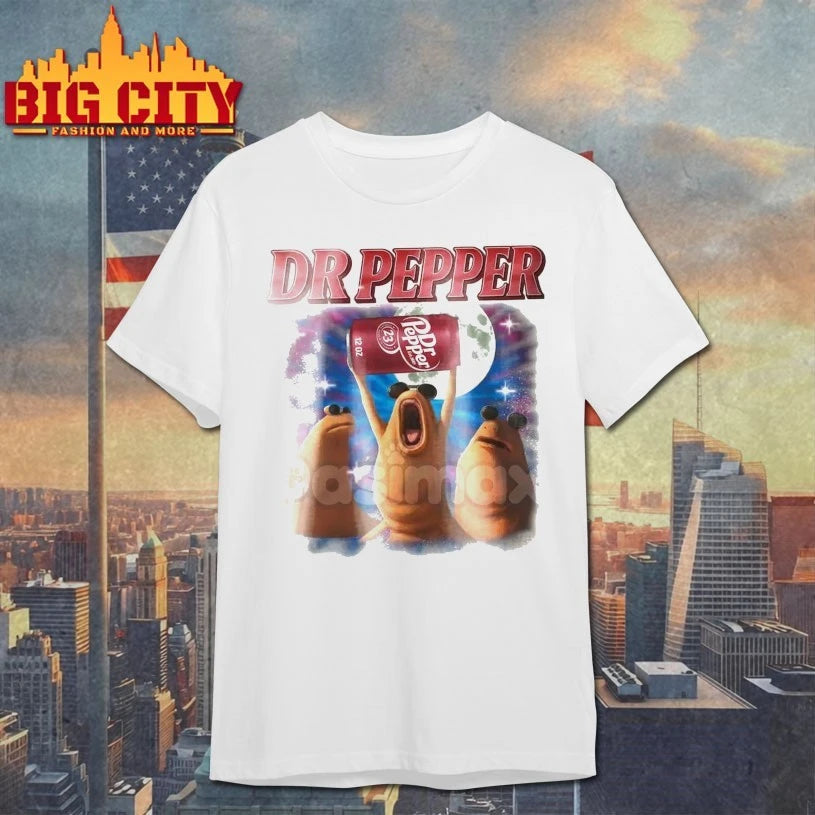 Comfort Colors Marcus The Worm Dr Pepper shirt