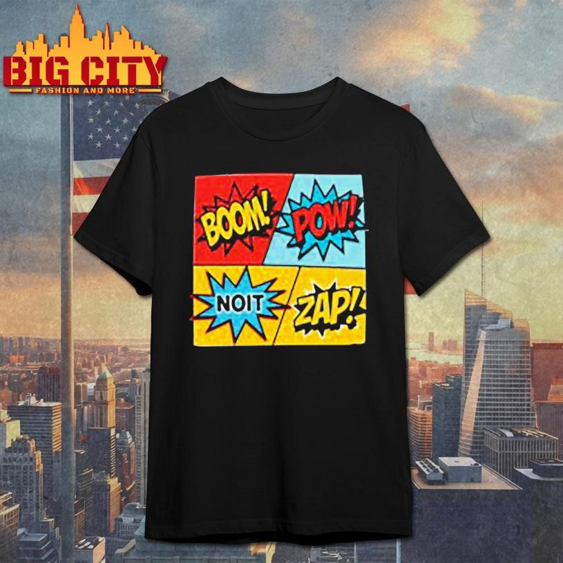 Comic Book Onomatopoeia BOOM POW ZAP Shirt