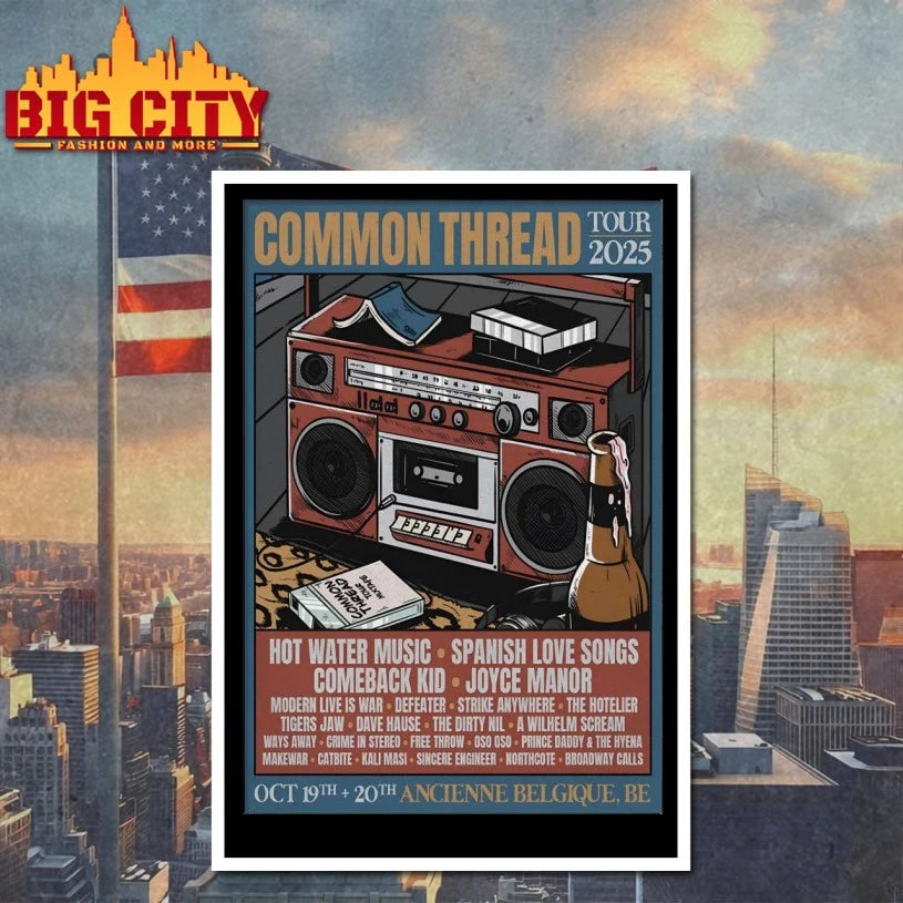 Common Thread At The Ancienne Belgique On October 19-20 2025 Poster Shirt