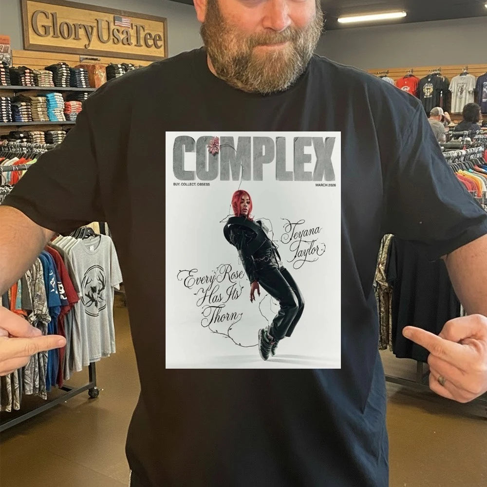 Complex Magazine Cover March 2026 Teyana Taylor Every Rose Has Its Thorn Feature Shirt