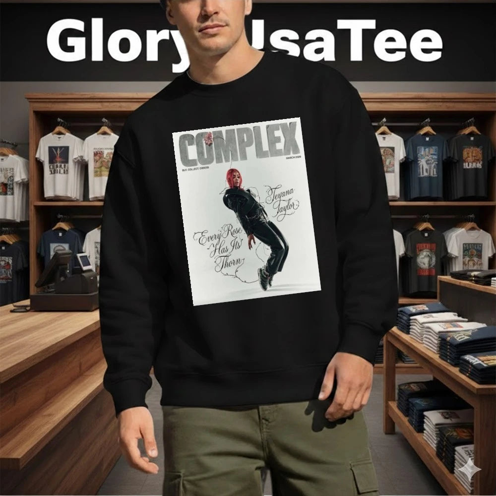 Complex Magazine Cover March 2026 Teyana Taylor Every Rose Has Its Thorn Feature Shirt