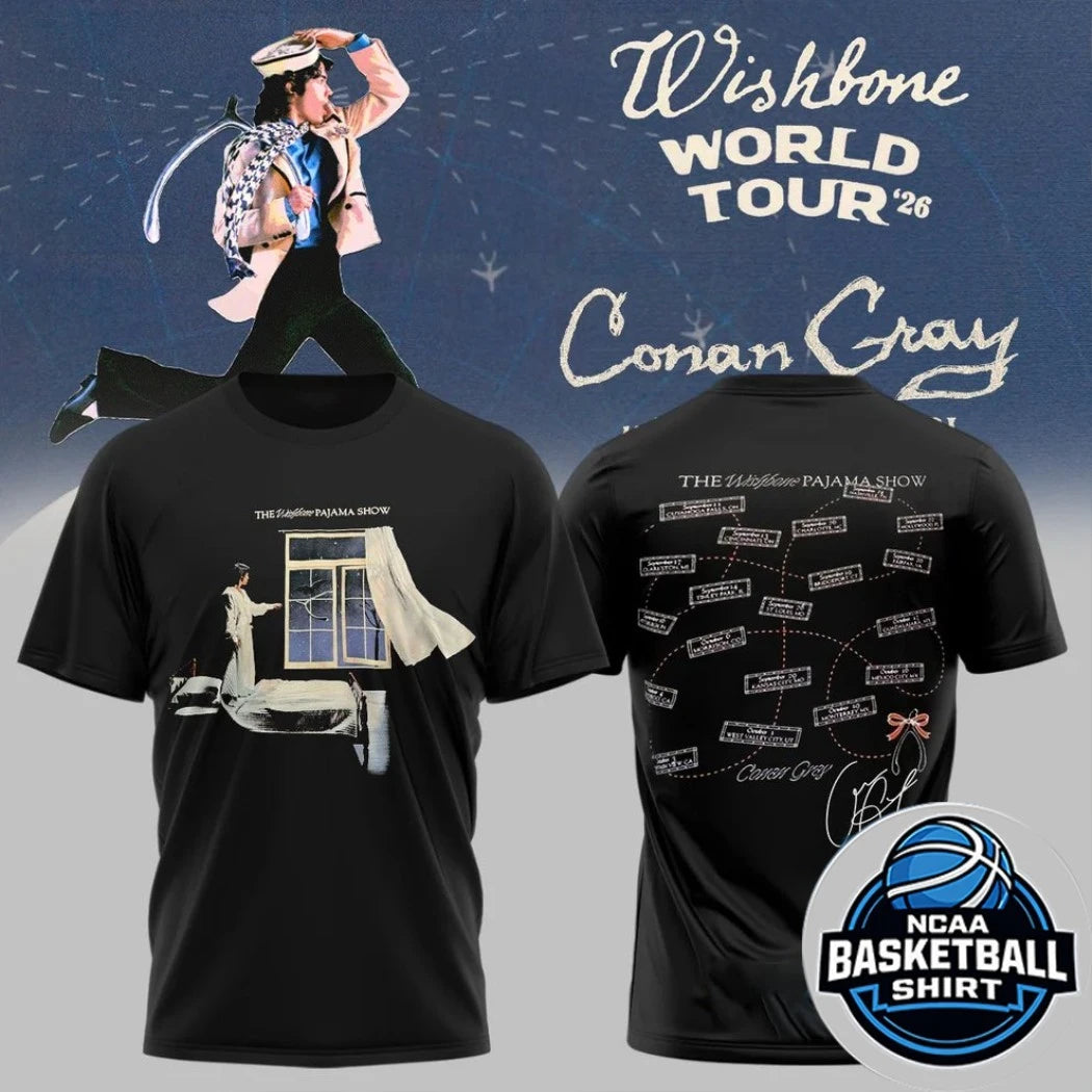 Conan Gray Wishbone Pajama Show World Tour ’26 Signature Shirt