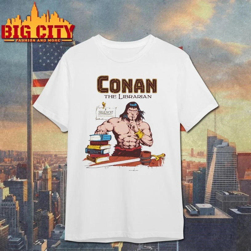 Conan the Librarian Colored T-shirt