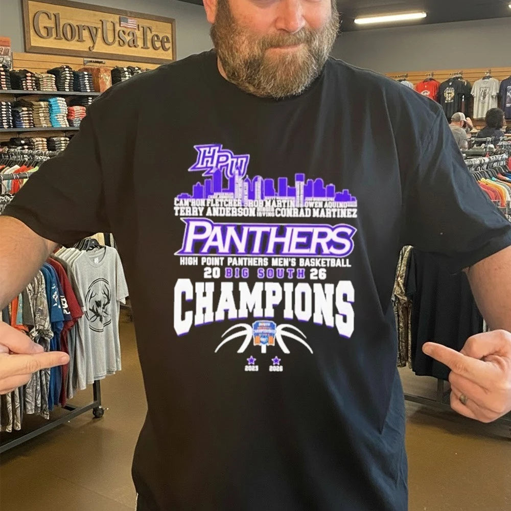 Congrats High Point Panthers Champions 2026 Big South Men’s Basketball Shirt