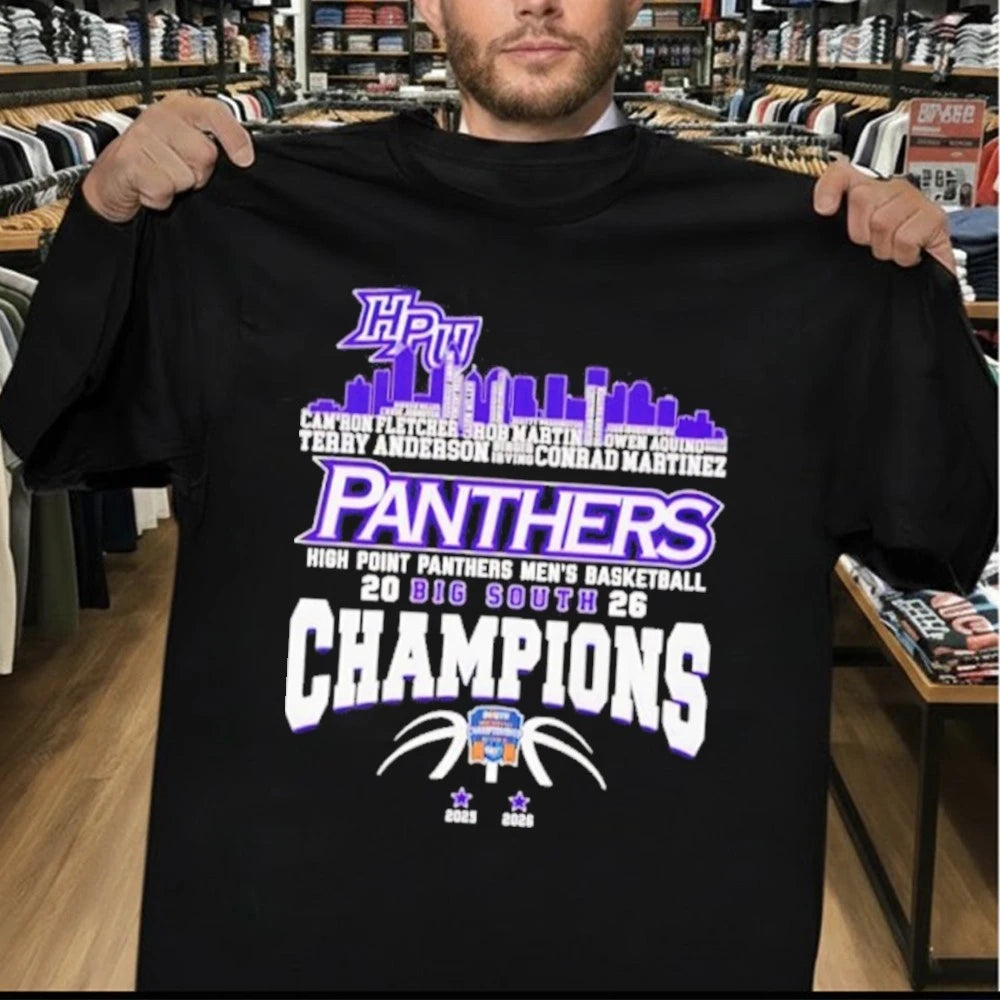 Congrats High Point Panthers Champions 2026 Big South Men’s Basketball Shirt