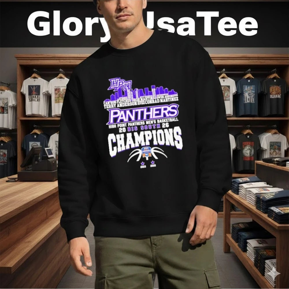 Congrats High Point Panthers Champions 2026 Big South Men’s Basketball Shirt