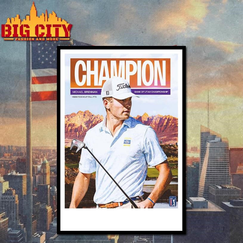 Congrats Michael Brennan To The Champions Bank of Utah Championship PGA Tour 2025 Shirt
