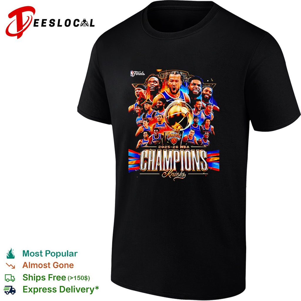Congrats New York Knicks Are 2025 2026 NBA Champions For The First Time In 53 Years shirt