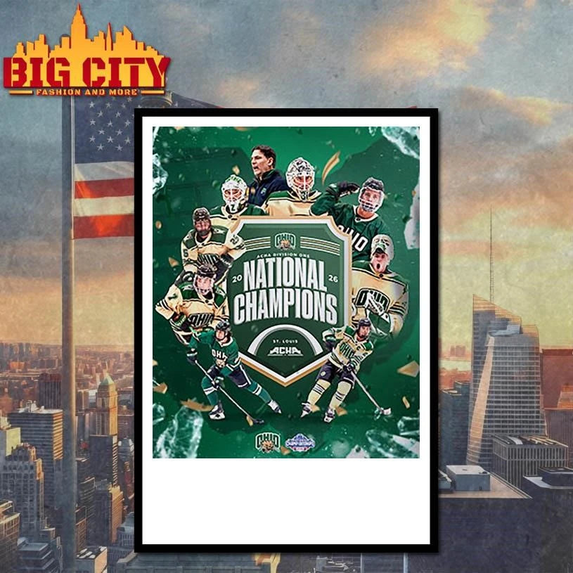 Congrats Ohio Bobcat Hockey ACHA Men’s Division 1 National Champions Shirt
