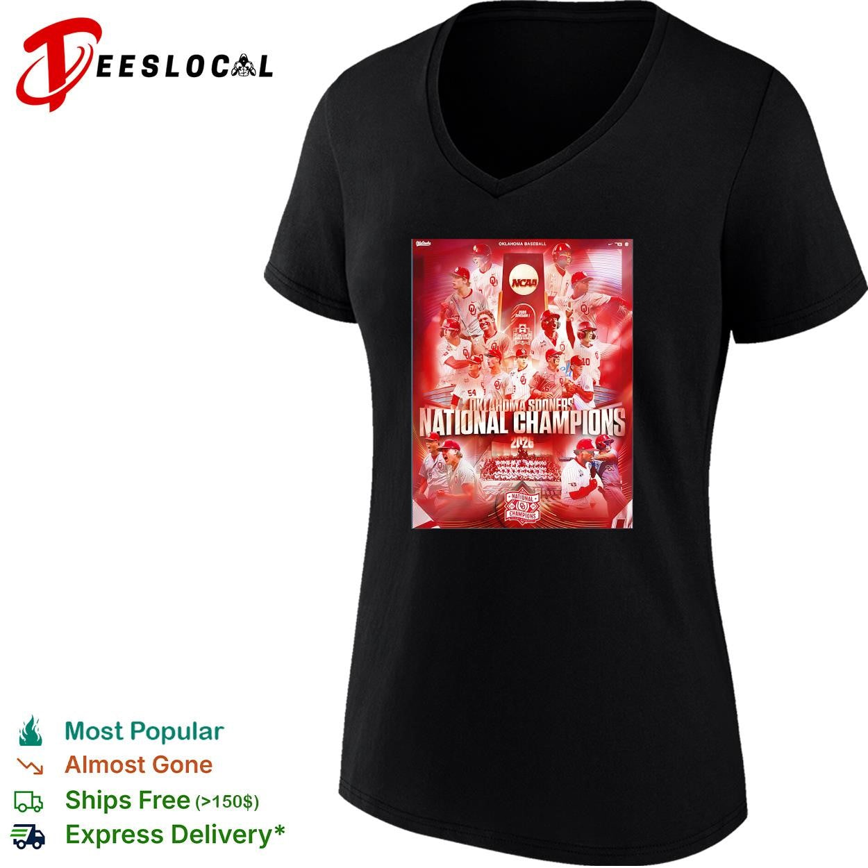 Congrats Oklahoma Sooners Baseball 2026 NCAA National Champions shirt