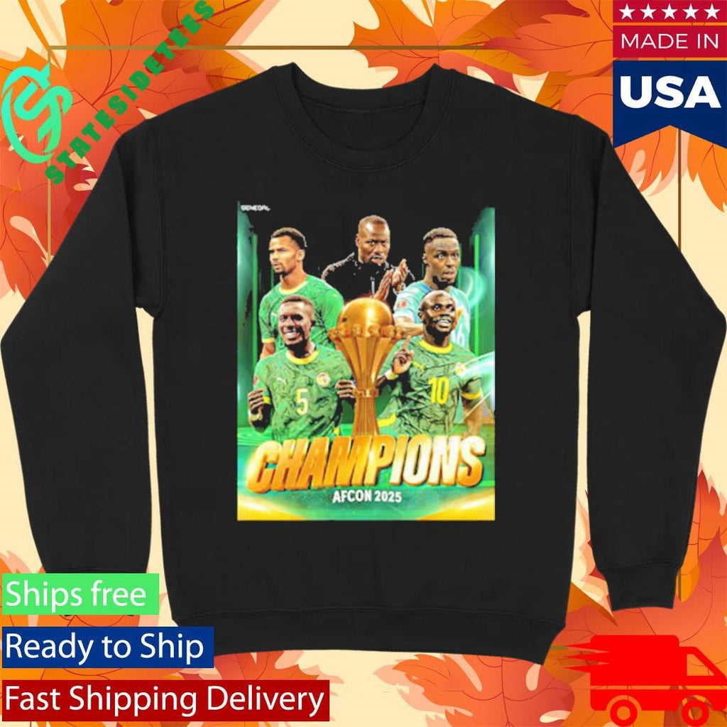 Congrats Senegal Champions AFCON 2025 Shirt