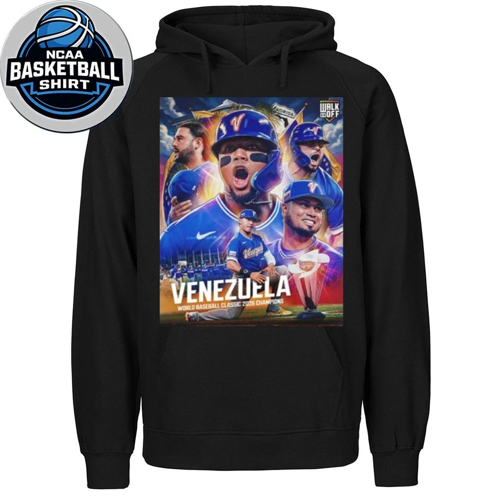 Congrats Team Venezuela Defeat Team USA To Become World Baseball Classic 2026 Champions First Time Ever T-Shirt