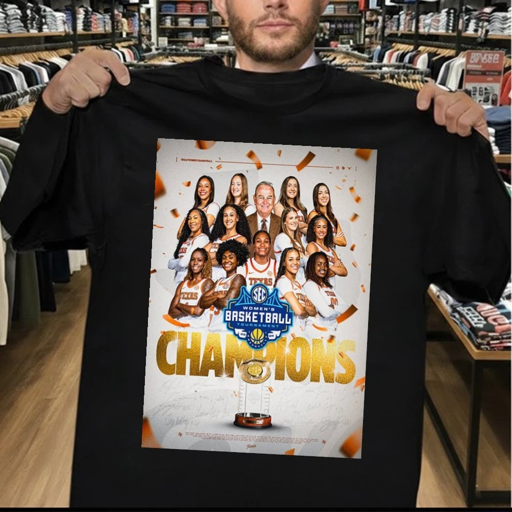 Congrats Texas Longhorns Women’s Basketball Champions SEC Tournament Champions 2026 Poster Shirt