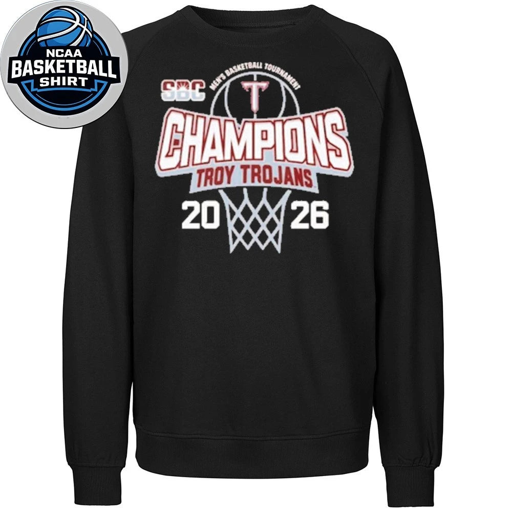 Congrats Troy Trojans Champions 2026 Sun Belt Men’s Basketball Tournament Shirt