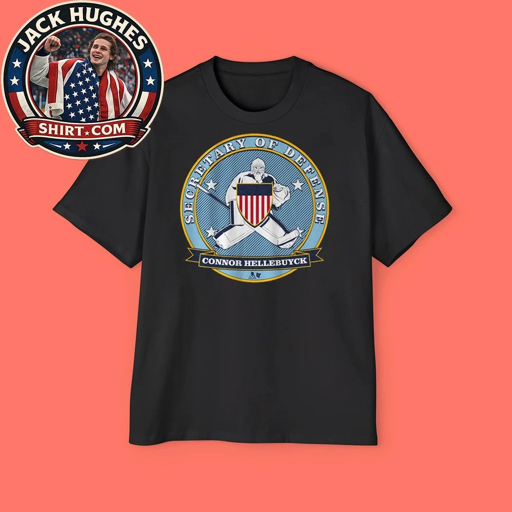 Connor Hellebuyck Secretary of Defense Hockey Shirt