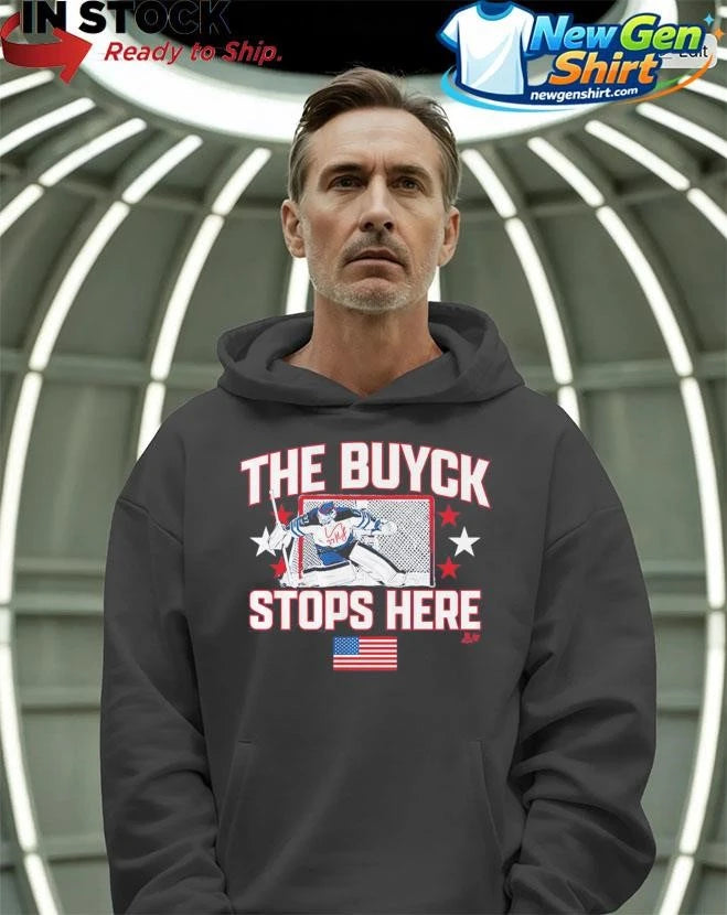 Connor Hellebuyck The Buyck Stops Here Shirt