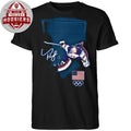 Connor Hellebuyck USA Hockey Fanatics Gold Medal Save Shirt
