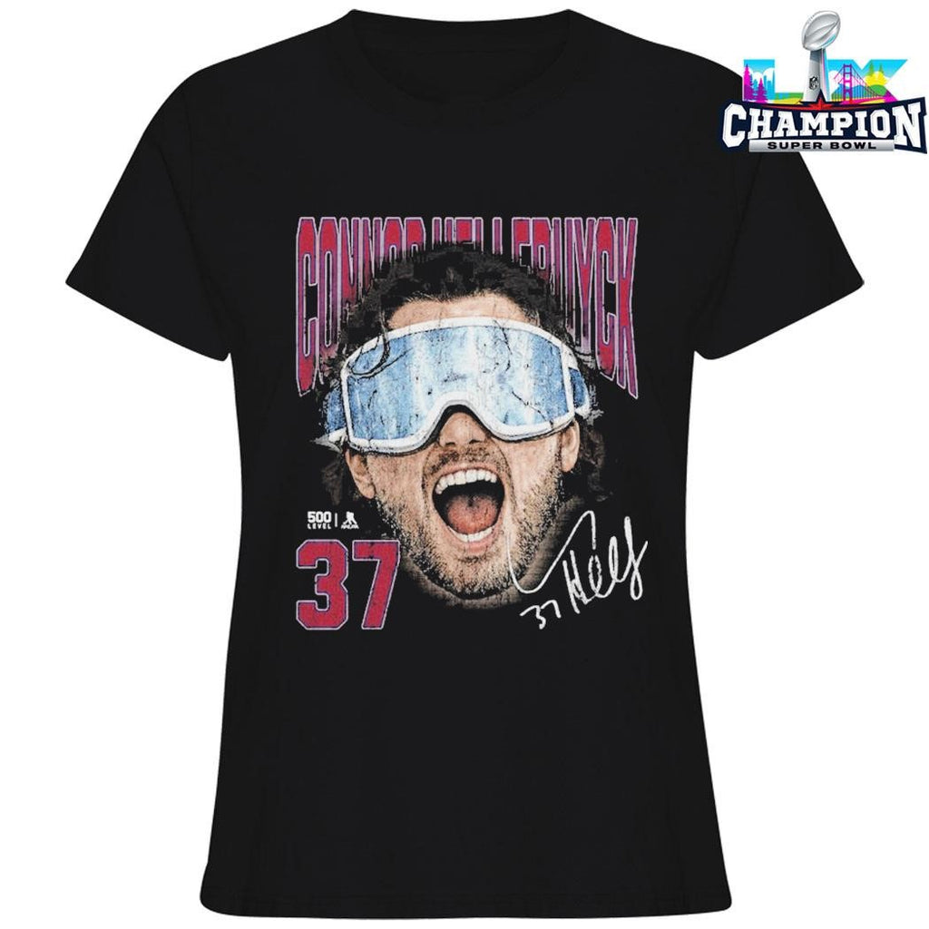 Connor Hellebuyck Winnipeg Goggles Shirt