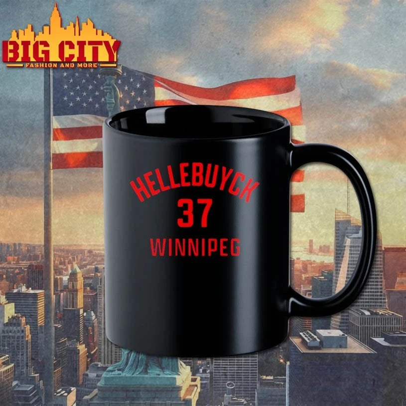 Connor Hellebuyck Winnipeg Name &amp; Number t-shirt