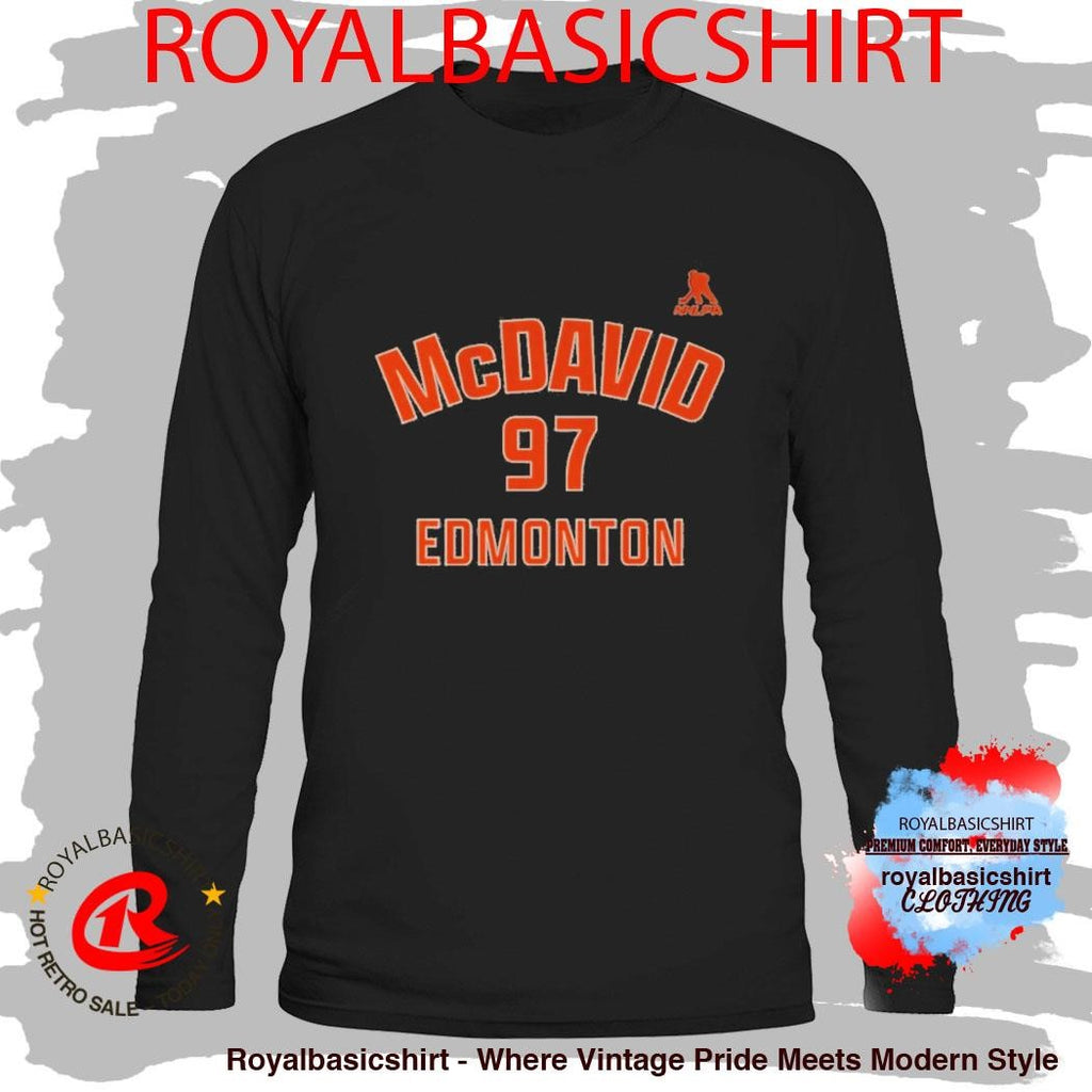 Connor McDavid Edmonton Name &amp; Number Shirt