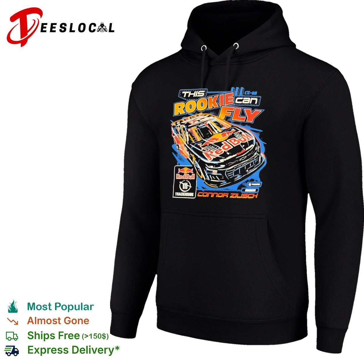 Connor Zilisch Trackhouse Racing NASCAR This Rookie Can Fly Red Bull Racing shirt