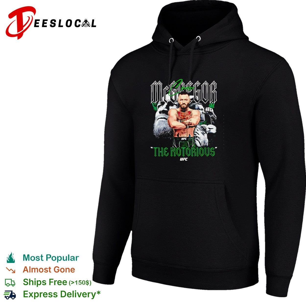 Conor McGregor crossing arms the notorious shirt