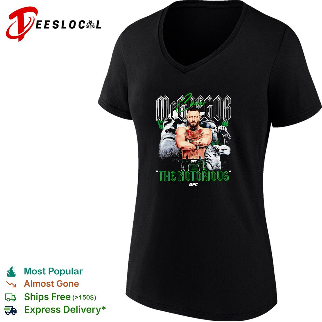 Conor McGregor crossing arms the notorious shirt