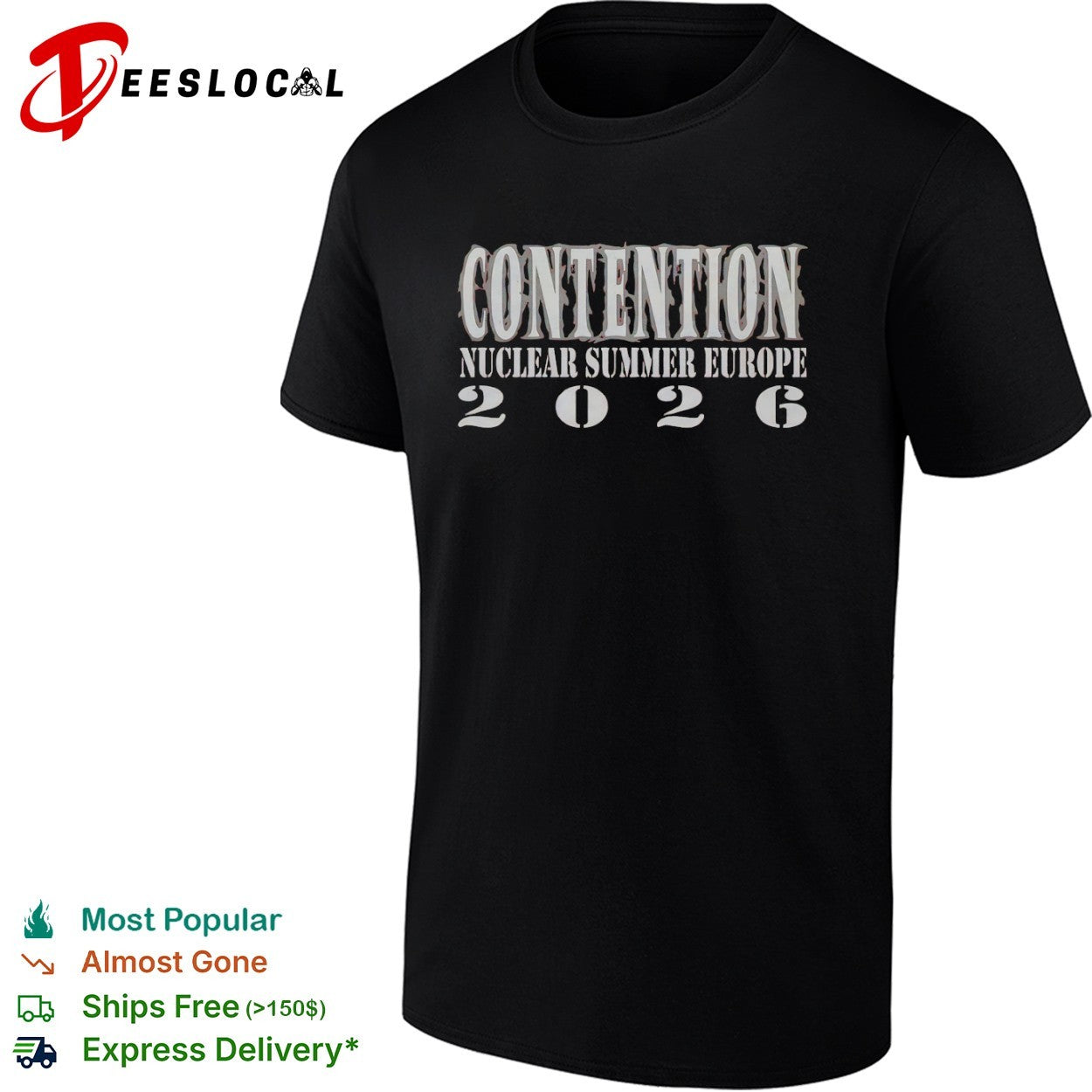 Contention Nuclear summer europe 2026 shirt