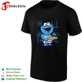 Cookie Monster Sesame Street I Love Baking cookies tray kitchen scene shirt