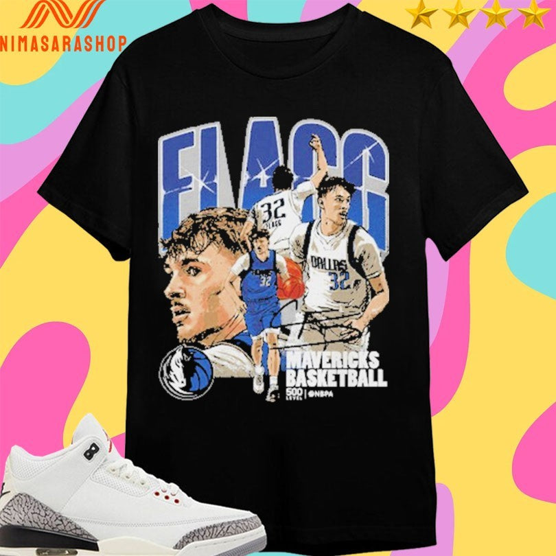 Cooper Flagg Dallas Mavericks Basketball Collage Shirts