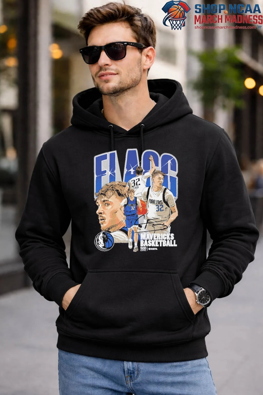 Cooper Flagg Dallas Mavericks Collage Signature T-Shirt