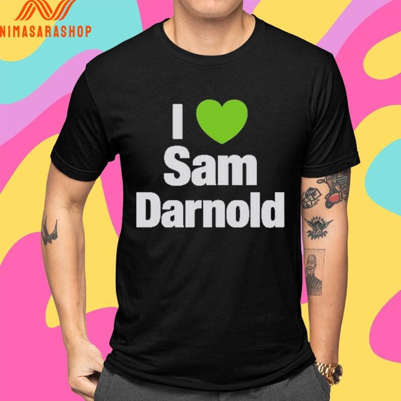 Cooper Kupp I Heart Sam Darnold Shirts