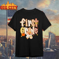 Coquette Bow Pencil Fall First Grade Teacher School Autumn Shirt