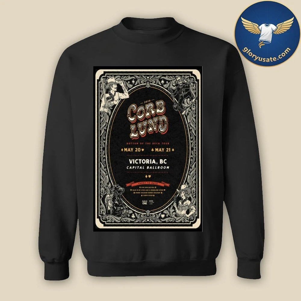 Corb Lund May 20-21 2026 Capital Ballroom Victoria BC Poster Shirt