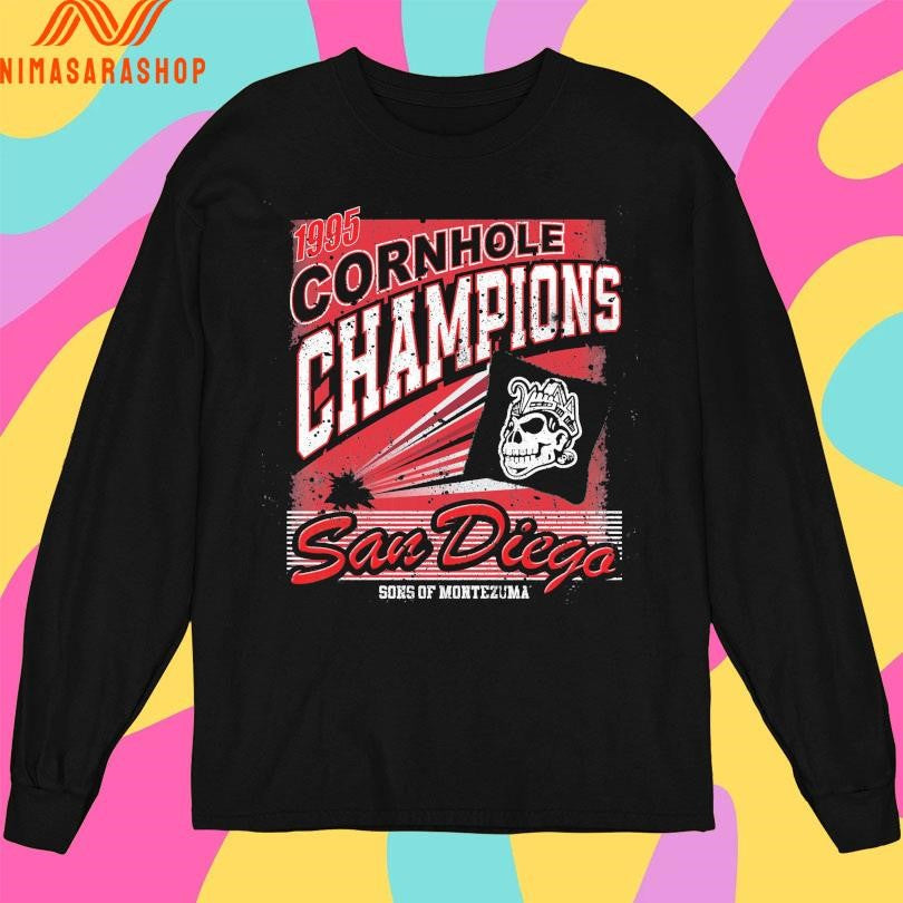 Cornhole Champions San Diego Sons Of Montezuma 1995 Shirts