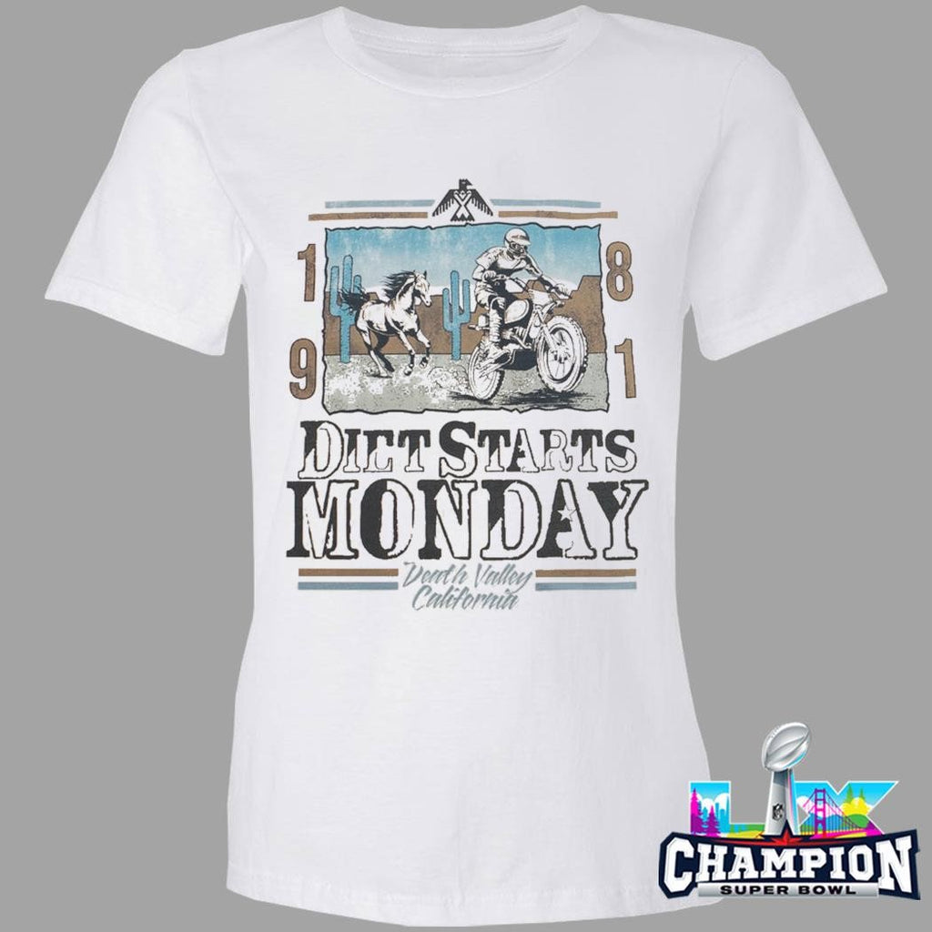 Corporate Gotem Diet Starts Monday 81 Racing Shirt