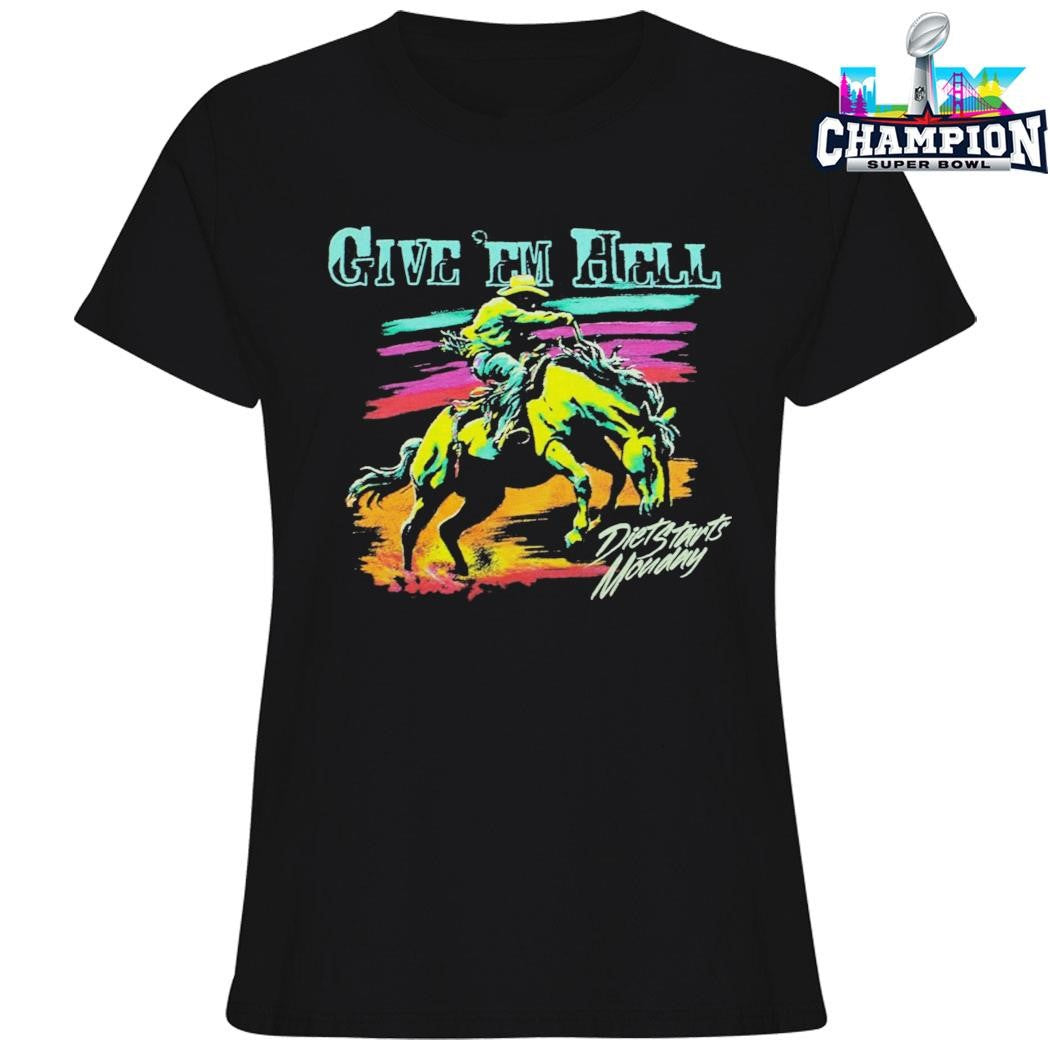 Corporate Gotem Diet Starts Monday Give Em Hell Shirt