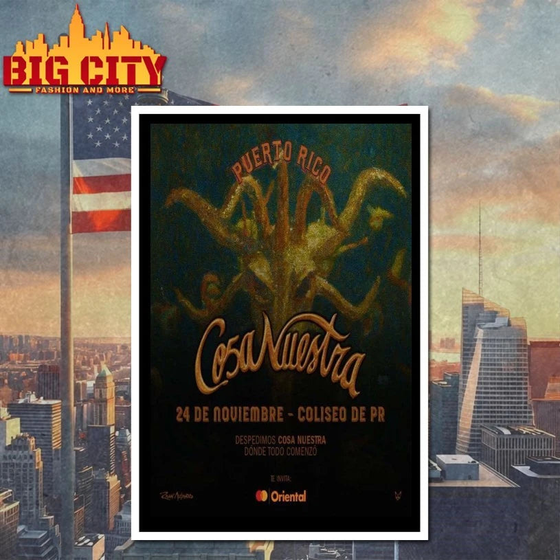 Cosa Nuestra Nov 24 2025 Coliseo De PR Poster shirt