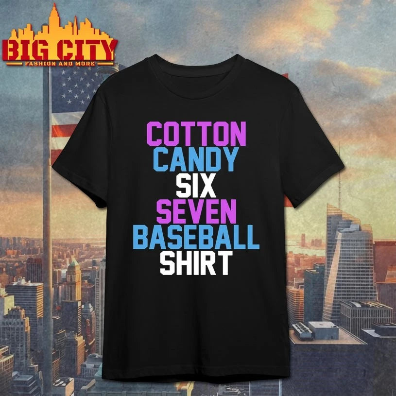 Cotton Candy Six Seven Baseball Shirt Shirt