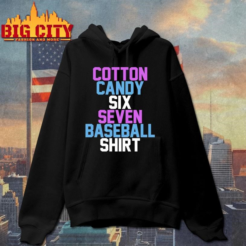 Cotton Candy Six Seven Baseball Shirt