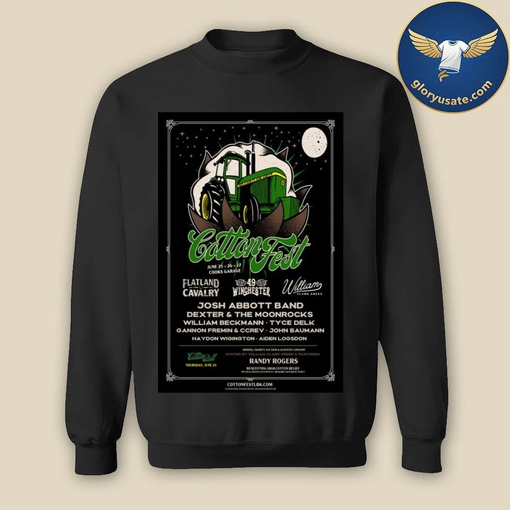 Cotton Fest June 25-27 2026 Cooks Garage Texas Poster Shirt