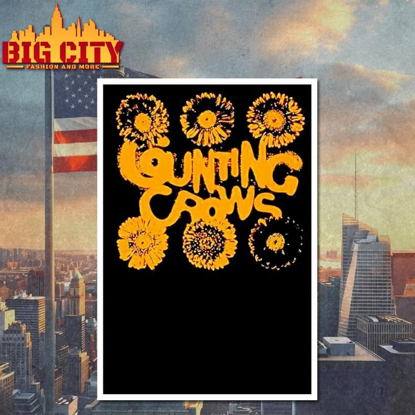 Counting Crows Band 90’s Flower Shirt