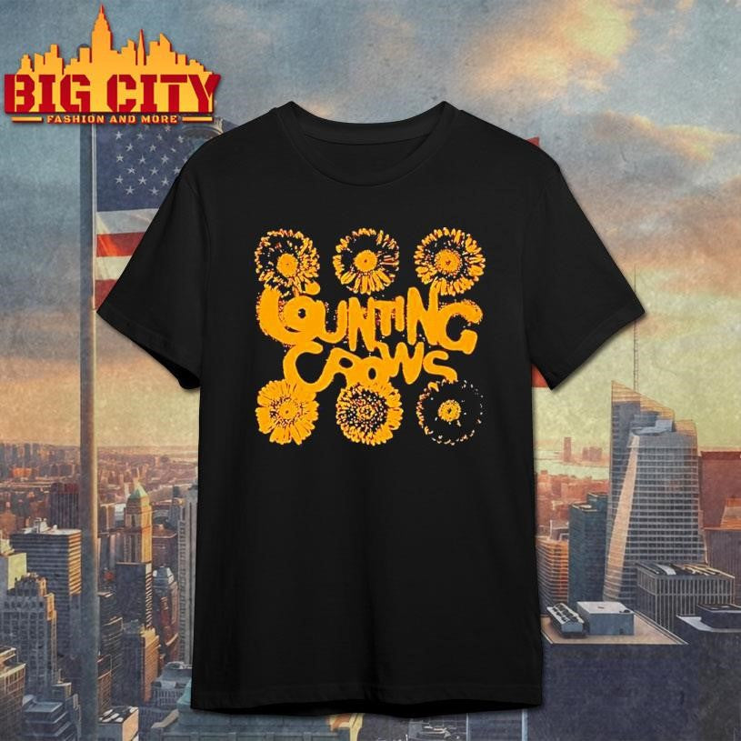 Official Counting Crows Band 90’s Flower Shirt