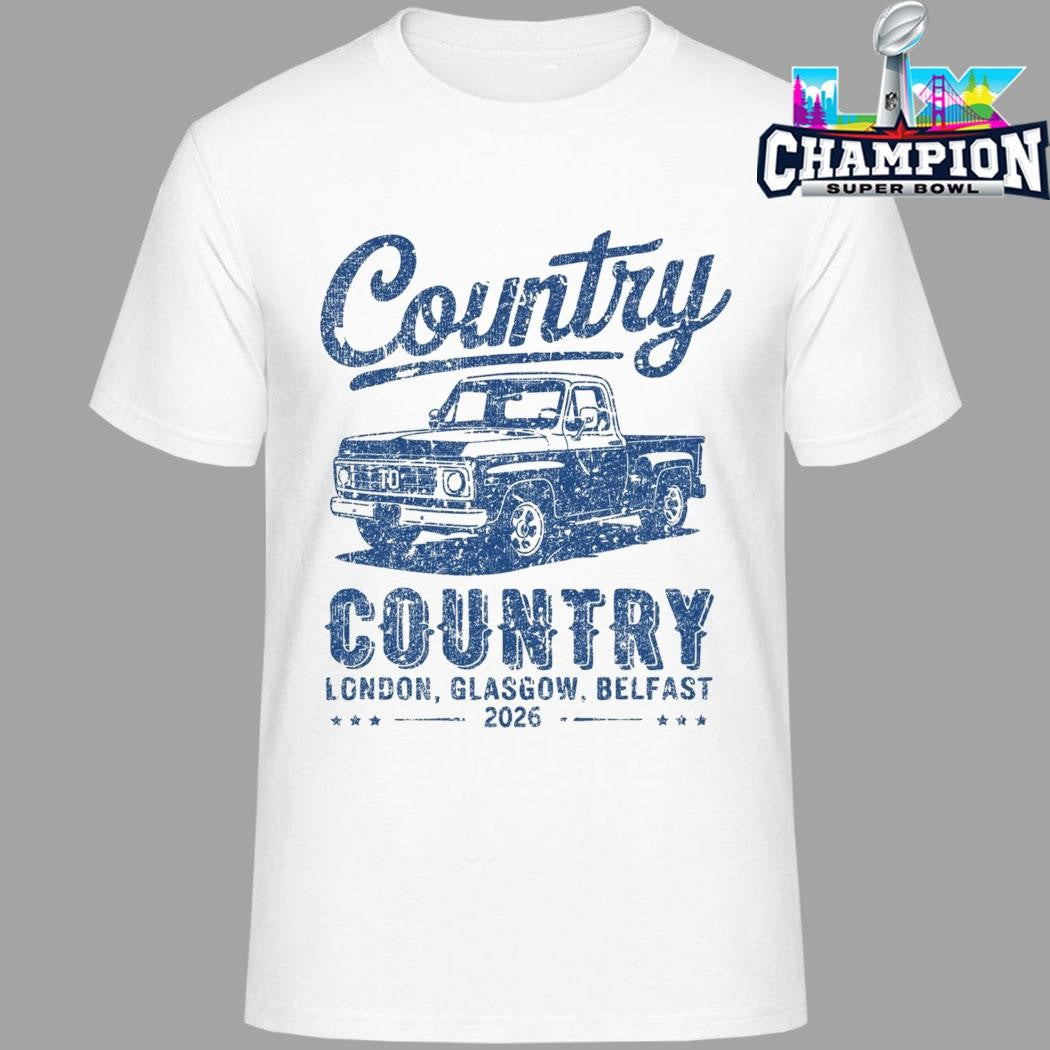 Country To Country London Glasgow Belfast Shirt