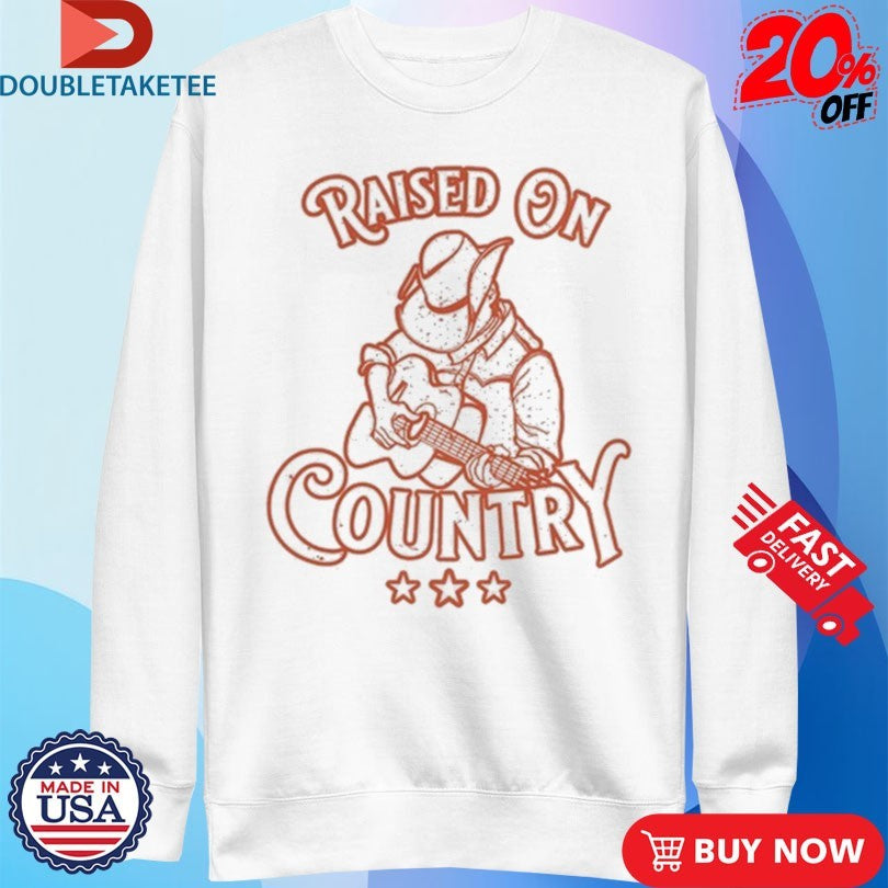 Country To Country Raised On Country Guitar T-shirts