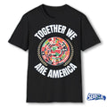 Country flags of the world Together We Are America shirt